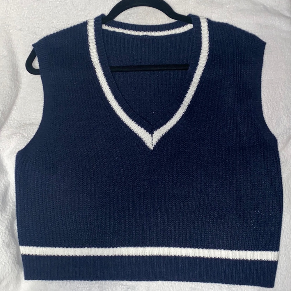 Shein ribbed sweater vest